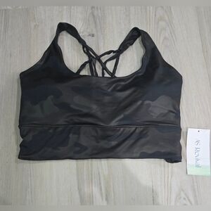 Altar'd State As Revival Grey Camo Sports Bra Size M NWT